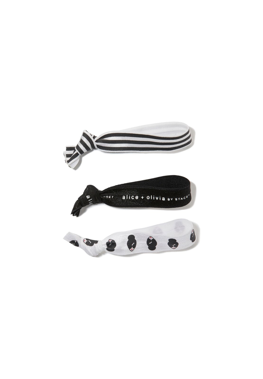 STACE FACE ELASTIC HAIRTIE SET-ALICE + OLIVIA