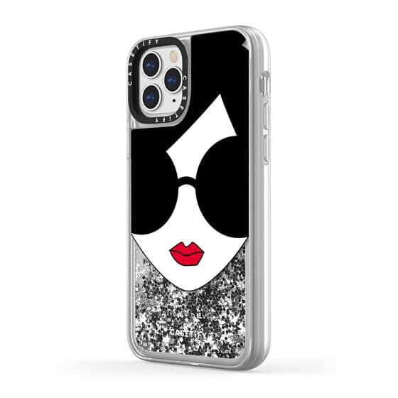 AO X CASETIFY STACEFACE GLITTER CASE FOR IPHONE 11PRO-ALICE + OLIVIA
