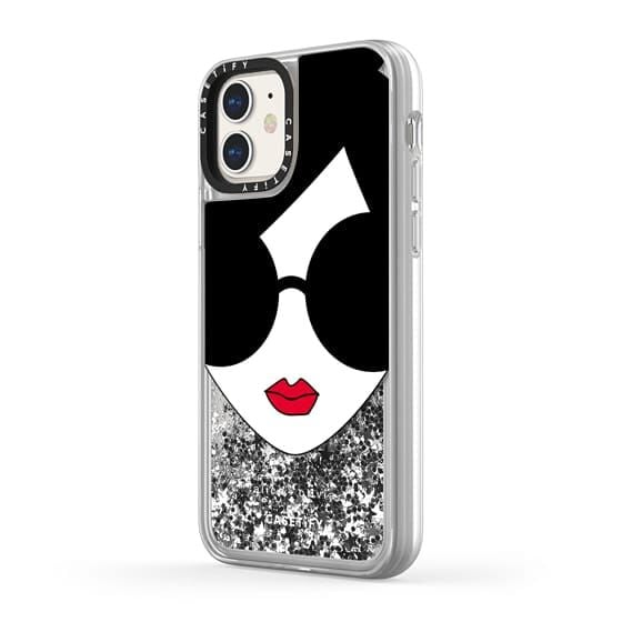 AO X CASETIFY STACEFACE GLITTER CASE FOR IPHONE 11-ALICE + OLIVIA