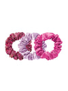 A+O X SLIP SILK LARGE SCRUNCHIE SET-ALICE + OLIVIA