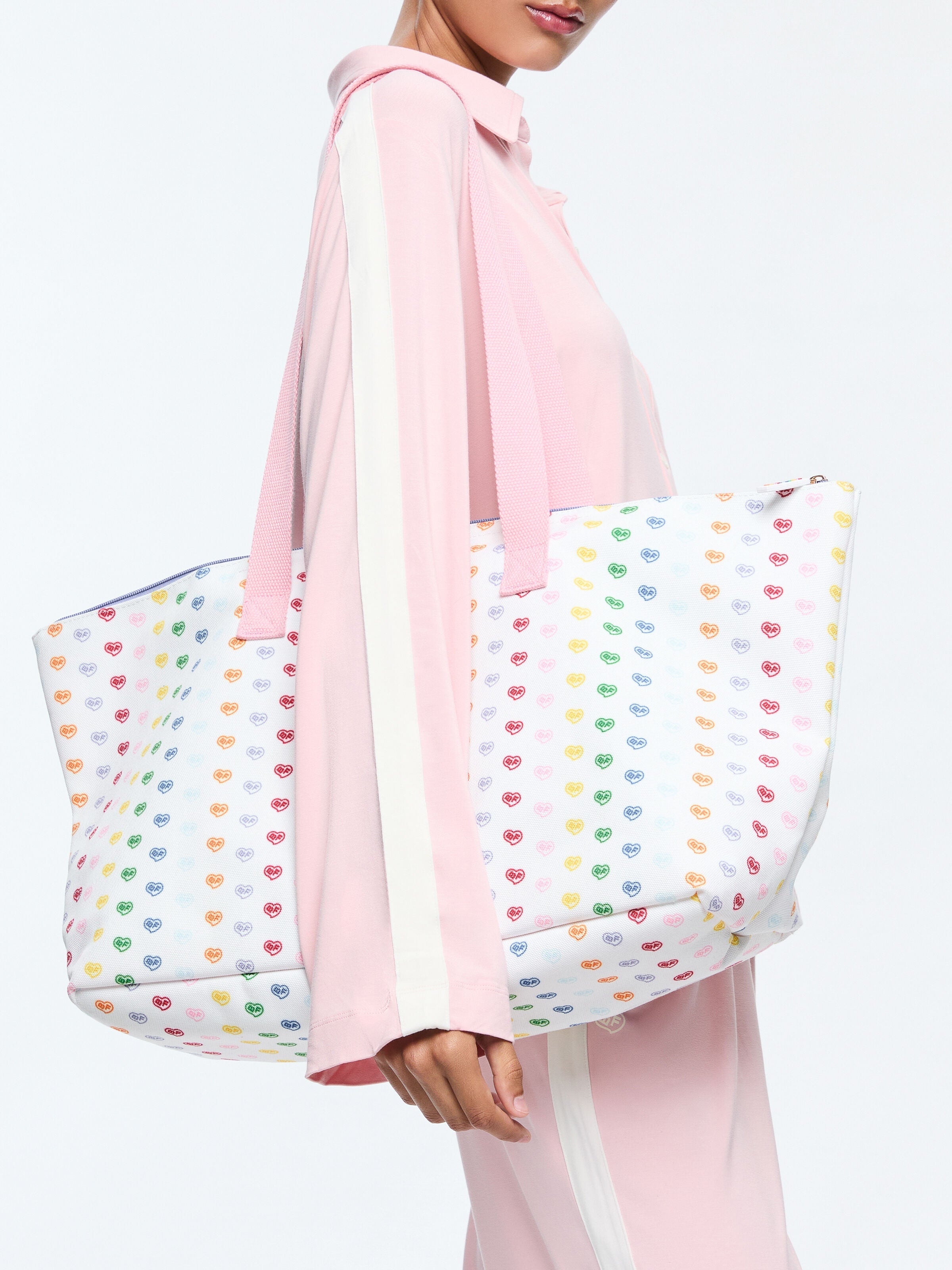A+O X BIG FEELINGS PAJAMA PARTY TOTE-MULTI-ALICE + OLIVIA