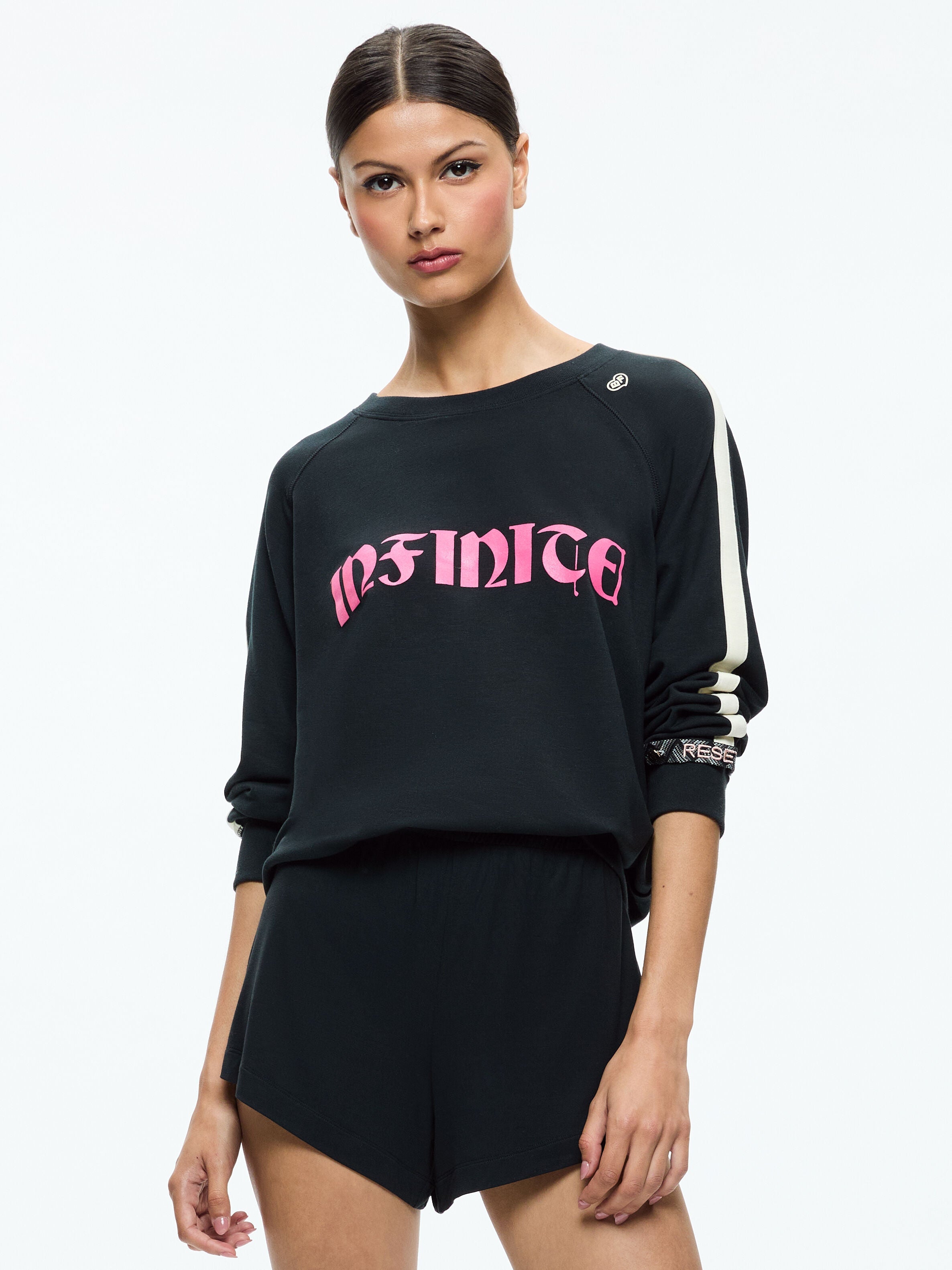 PARIS HILTON X BIG FEELINGS ALLI SLOUCHY CREWNECK-ALICE + OLIVIA