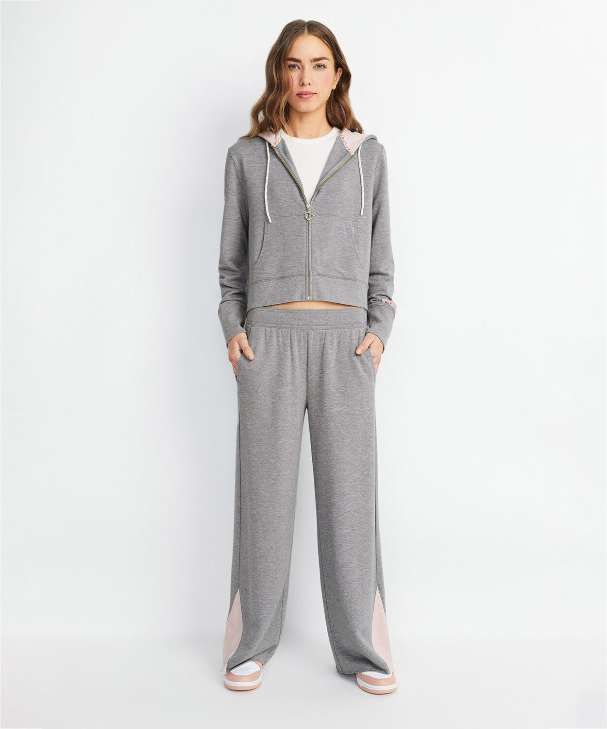 PARIS HILTON X BIG FEELINGS ELOISE ZIP UP HOODIE-ALICE + OLIVIA