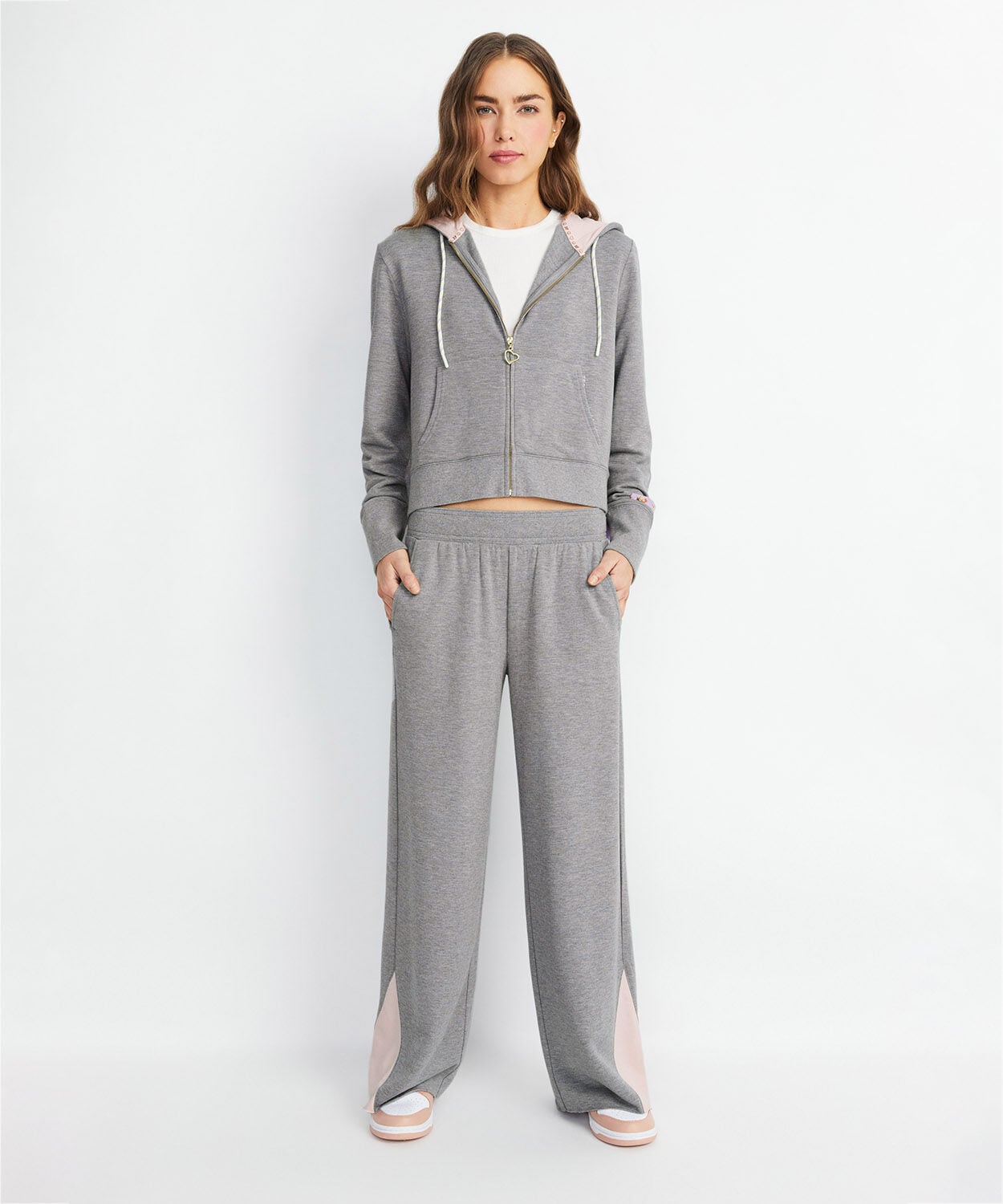PARIS HILTON X BIG FEELINGS ELOISE ZIP UP HOODIE-ALICE + OLIVIA