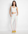 A+O X BIG FEELINGS MANDY JOGGER PJ SET-BRIGHT WHITE-ALICE + OLIVIA