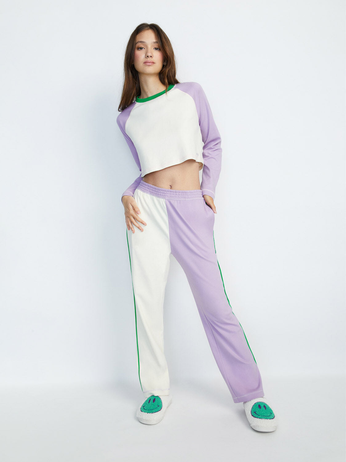 A+O X BIG FEELINGS PAIGE RAGLAN PJ SET-ALICE + OLIVIA