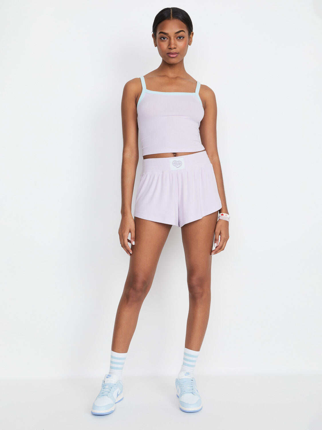 A+O X BIG FEELINGS LAILA BOXER PJ SET-CALMING LAVENDER-ALICE + OLIVIA