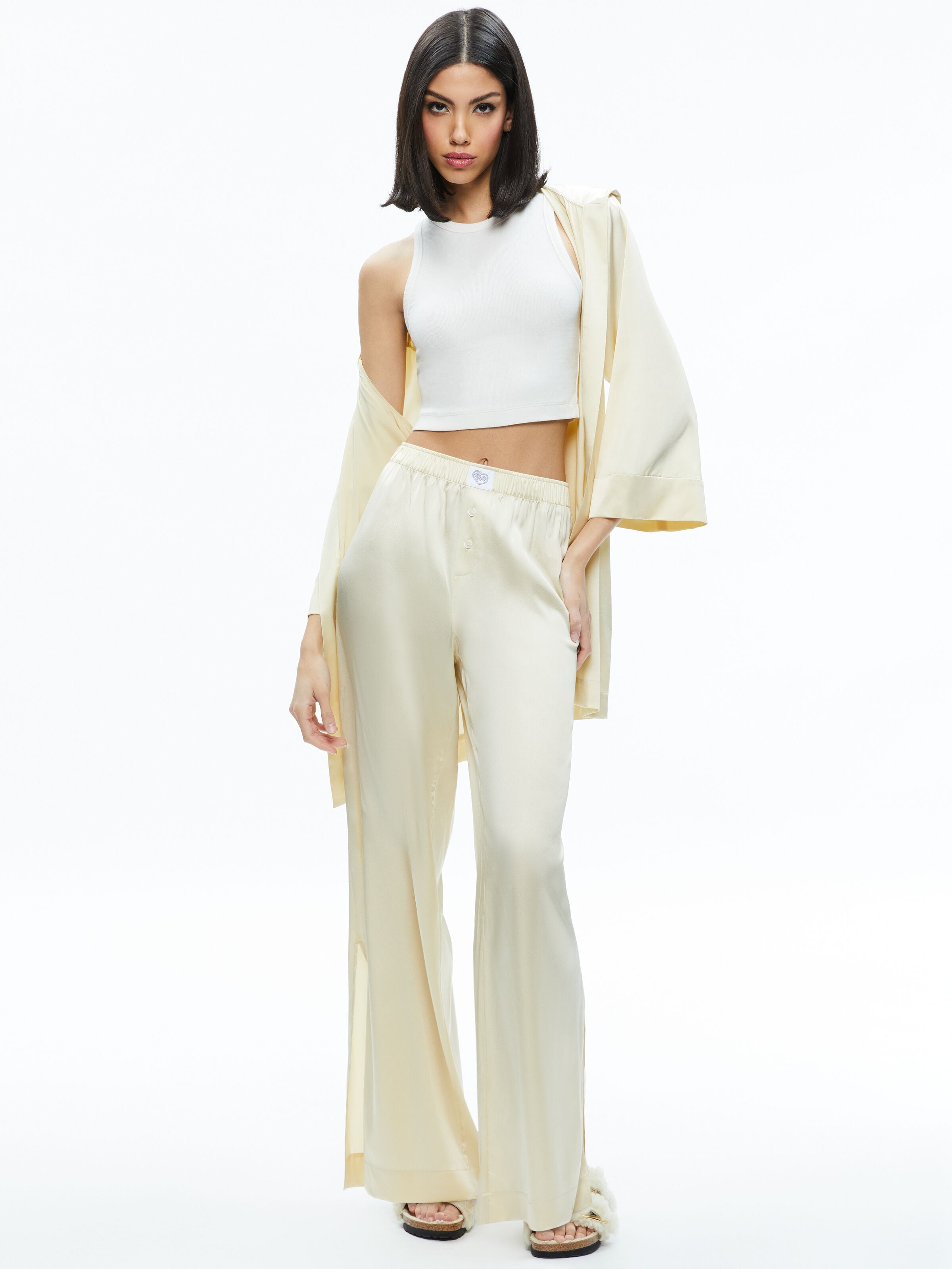 A+O X BIG FEELINGS TINA PANT-CHAMPAGNE-ALICE + OLIVIA
