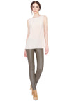 FRONT ZIP LEATHER LEGGING-ALICE + OLIVIA
