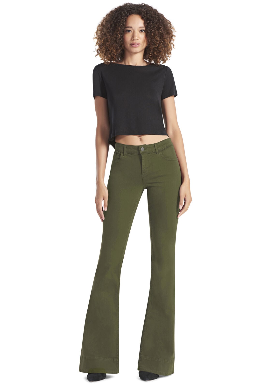 RYLEY LOW RISE BELL JEAN-ARMY-ALICE + OLIVIA