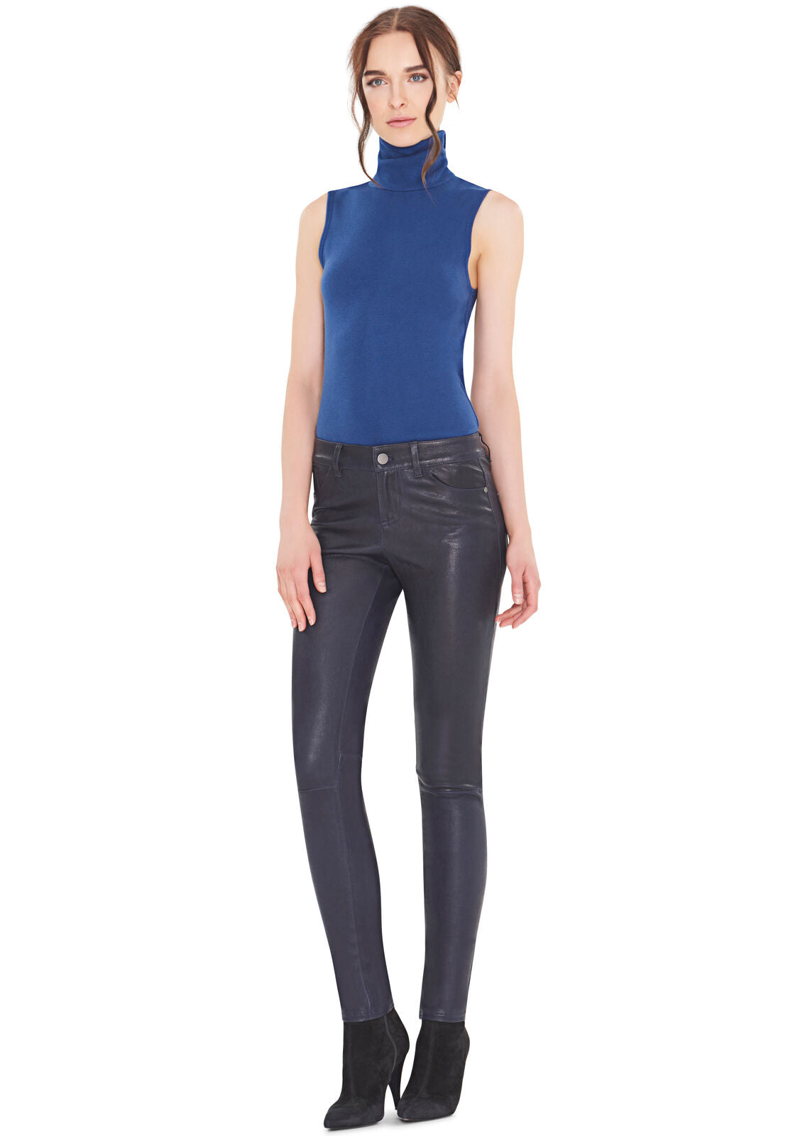 ANGIE LEATHER 5 PKT PANT-ALICE + OLIVIA