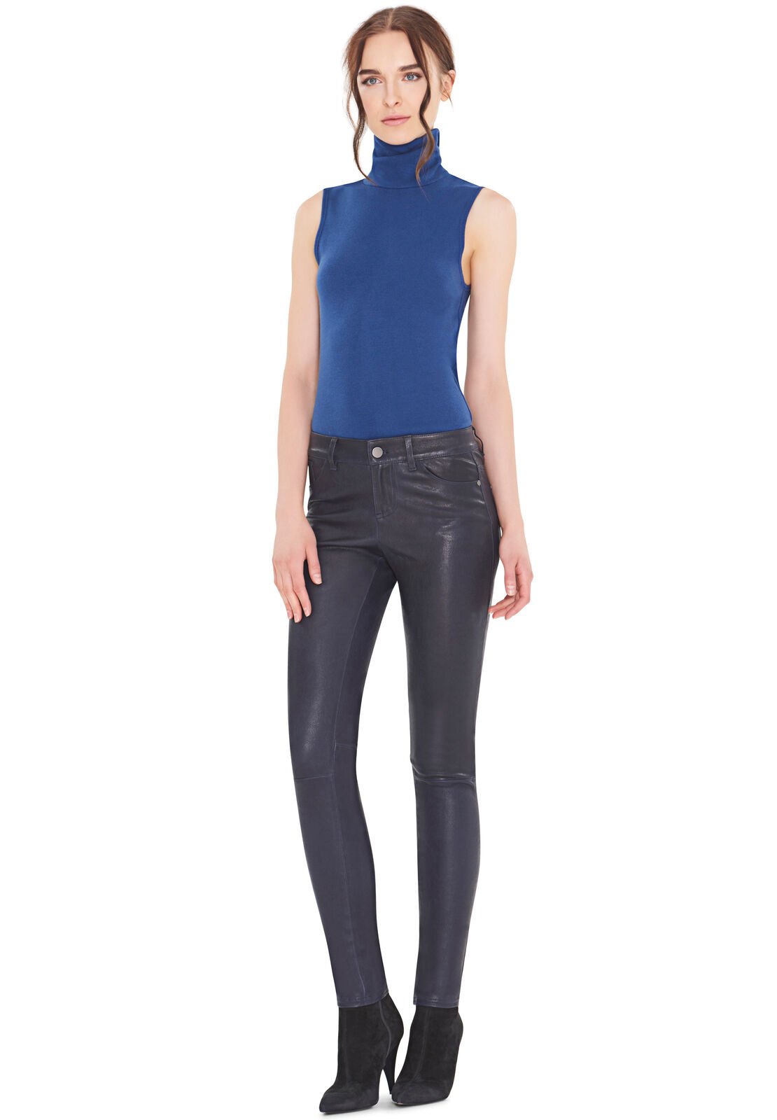 ANGIE LEATHER 5 PKT PANT-ALICE + OLIVIA