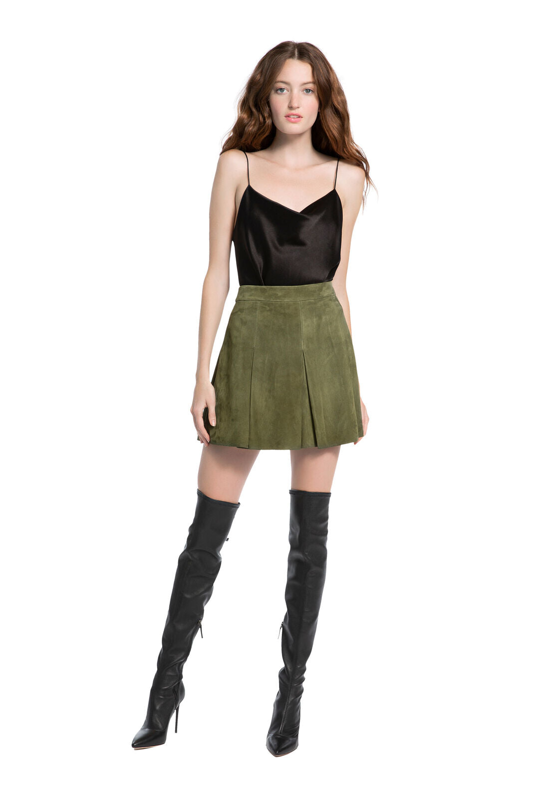 LEE SUEDE MINI SKIRT-ALICE + OLIVIA