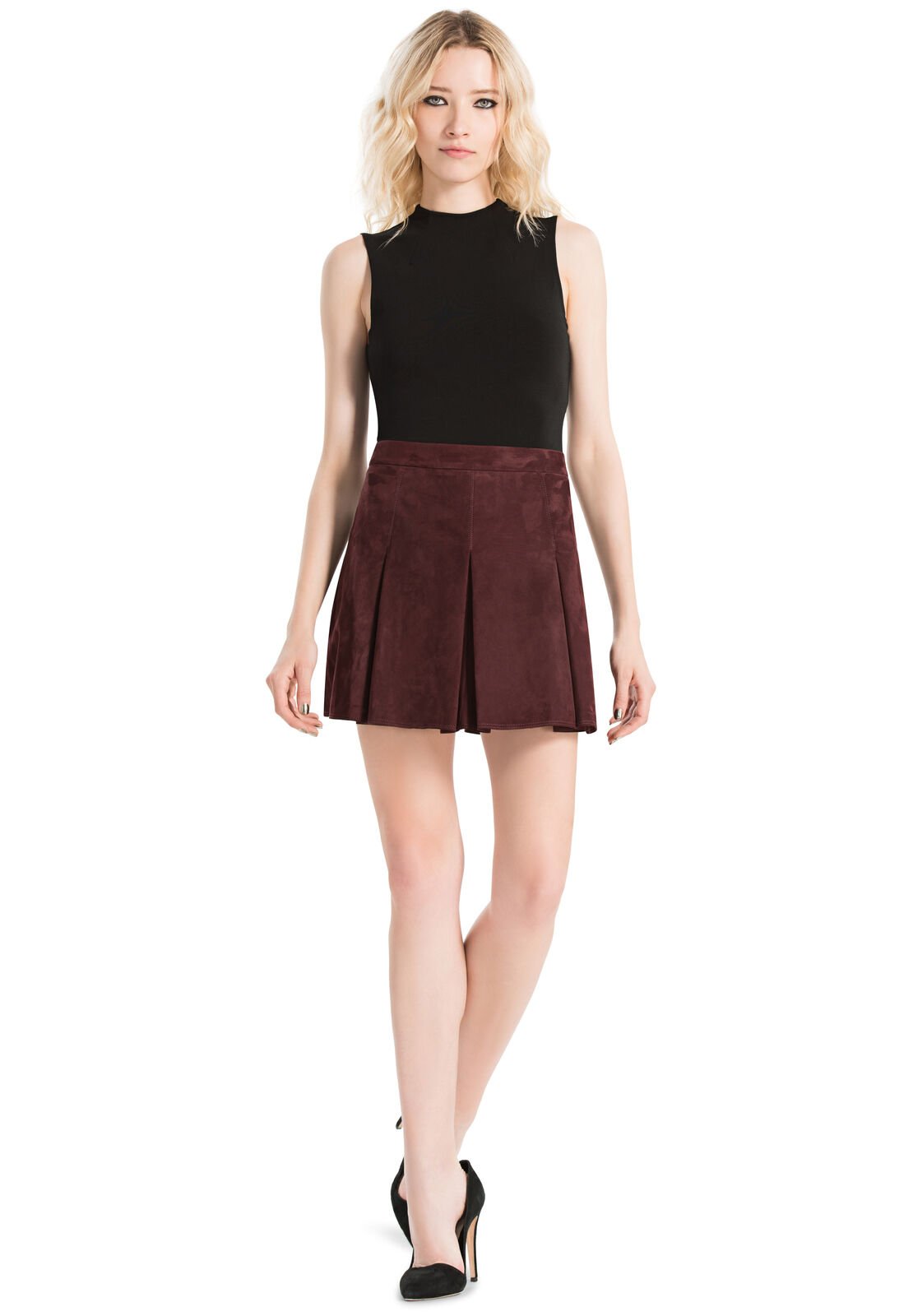 LEE SUEDE MINI SKIRT-ALICE + OLIVIA