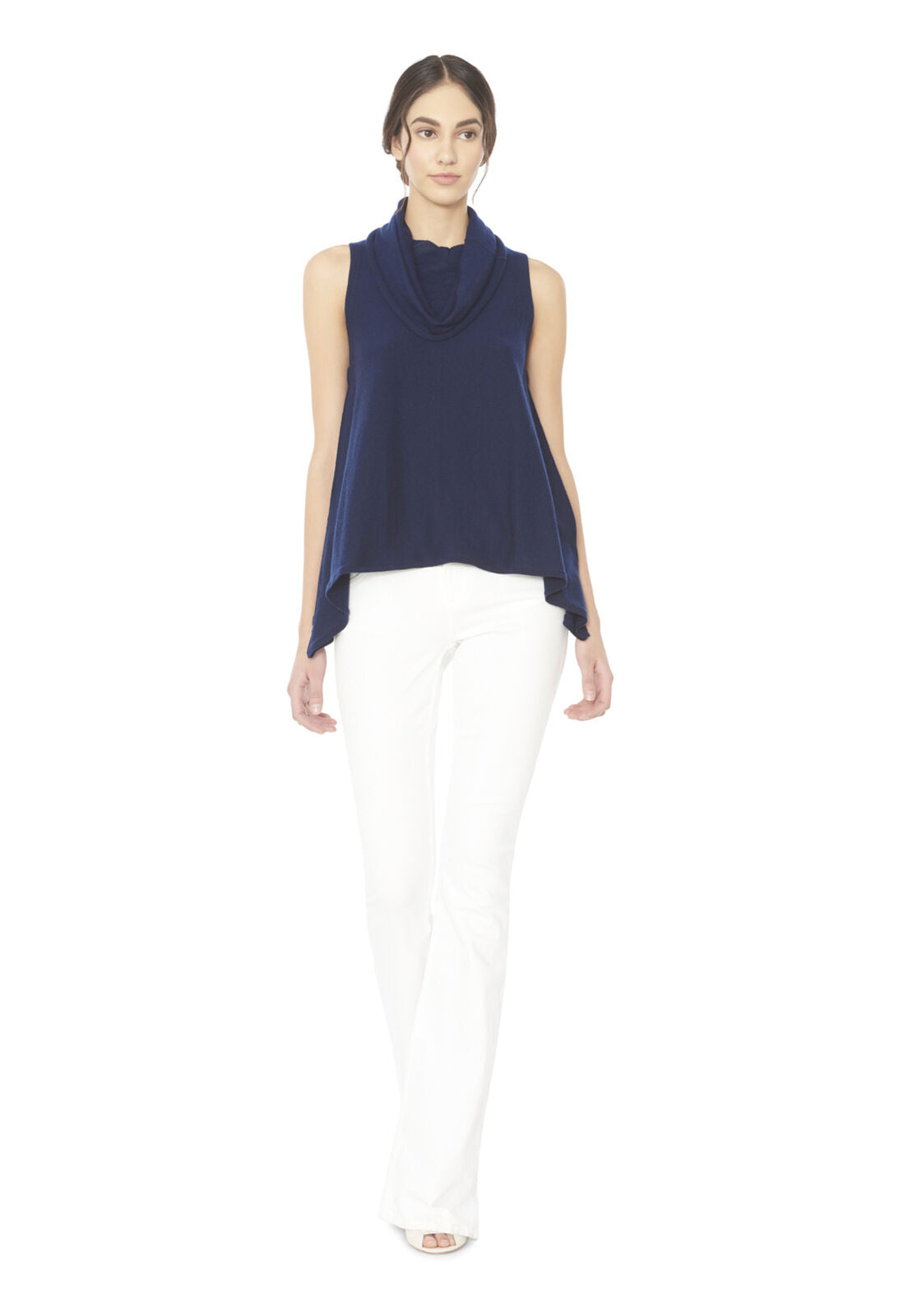 SHARRY SLEEVELESS TURTLENECK-Black-ALICE + OLIVIA