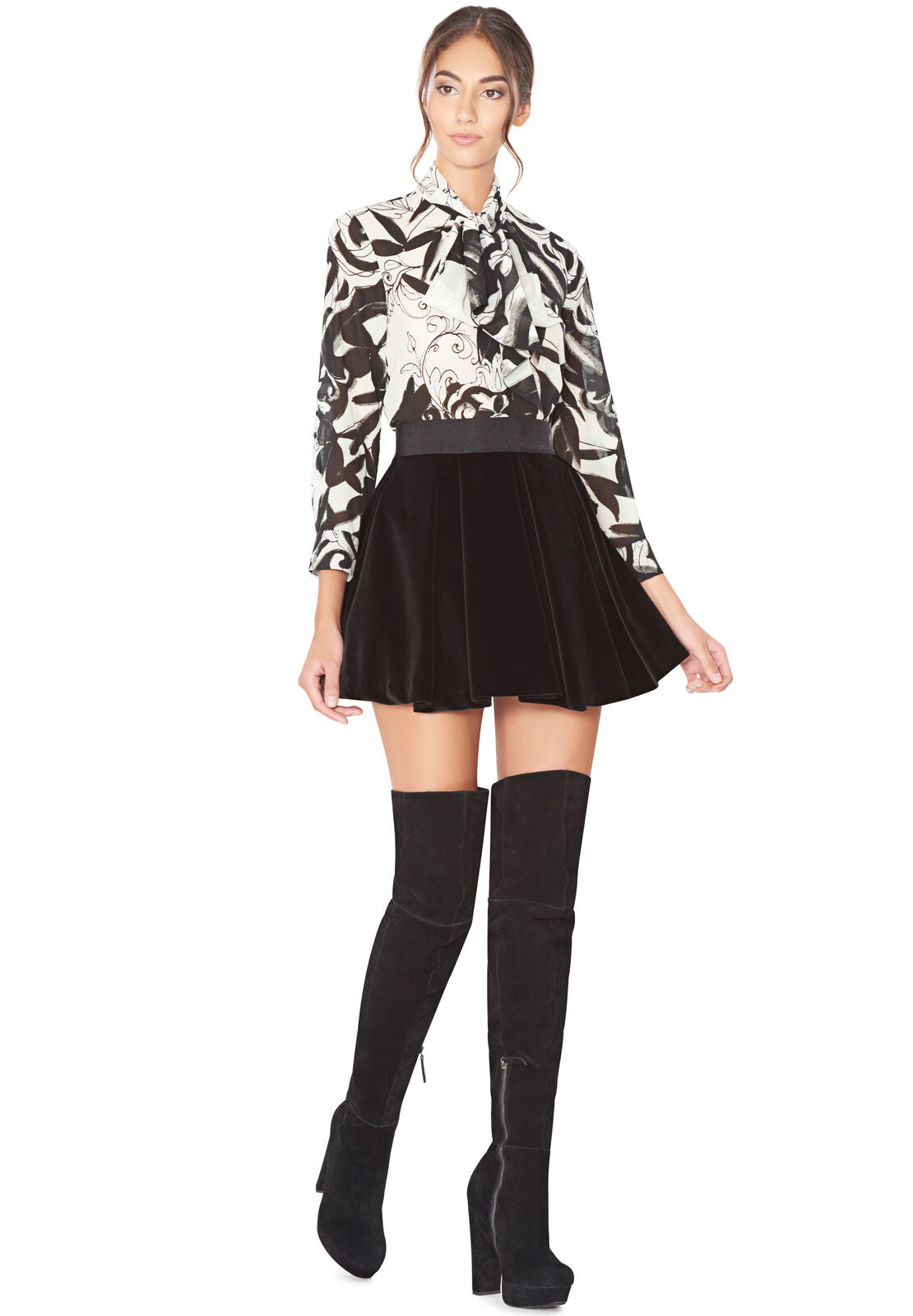 ABIGAIL RLL CFF TIE NCK BTNDWN-ALICE + OLIVIA