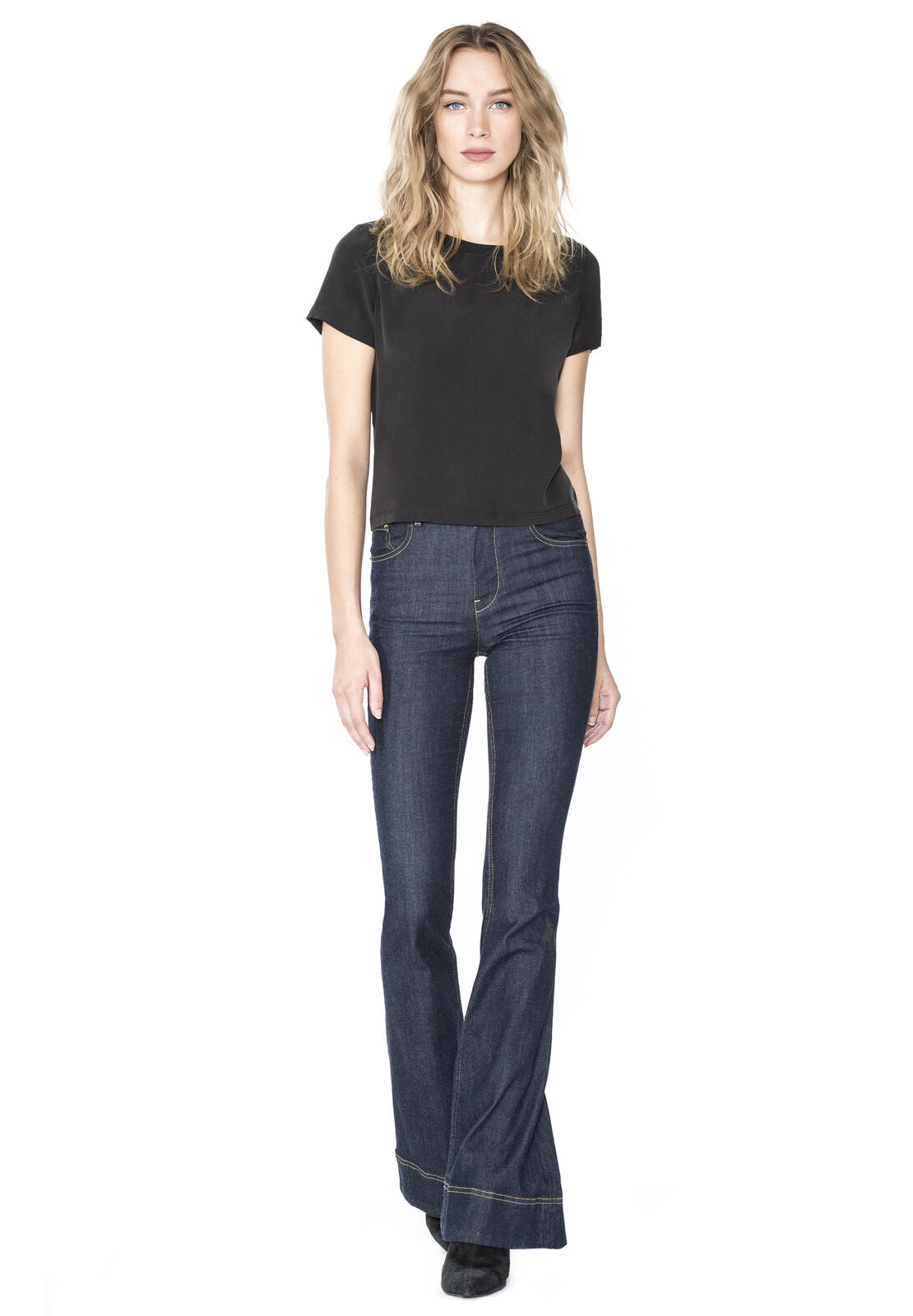 LANA T SHIRT W RIB TRIM-ALICE + OLIVIA