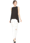 KARIMA SL CREW NK HI LO SWTR-ALICE + OLIVIA