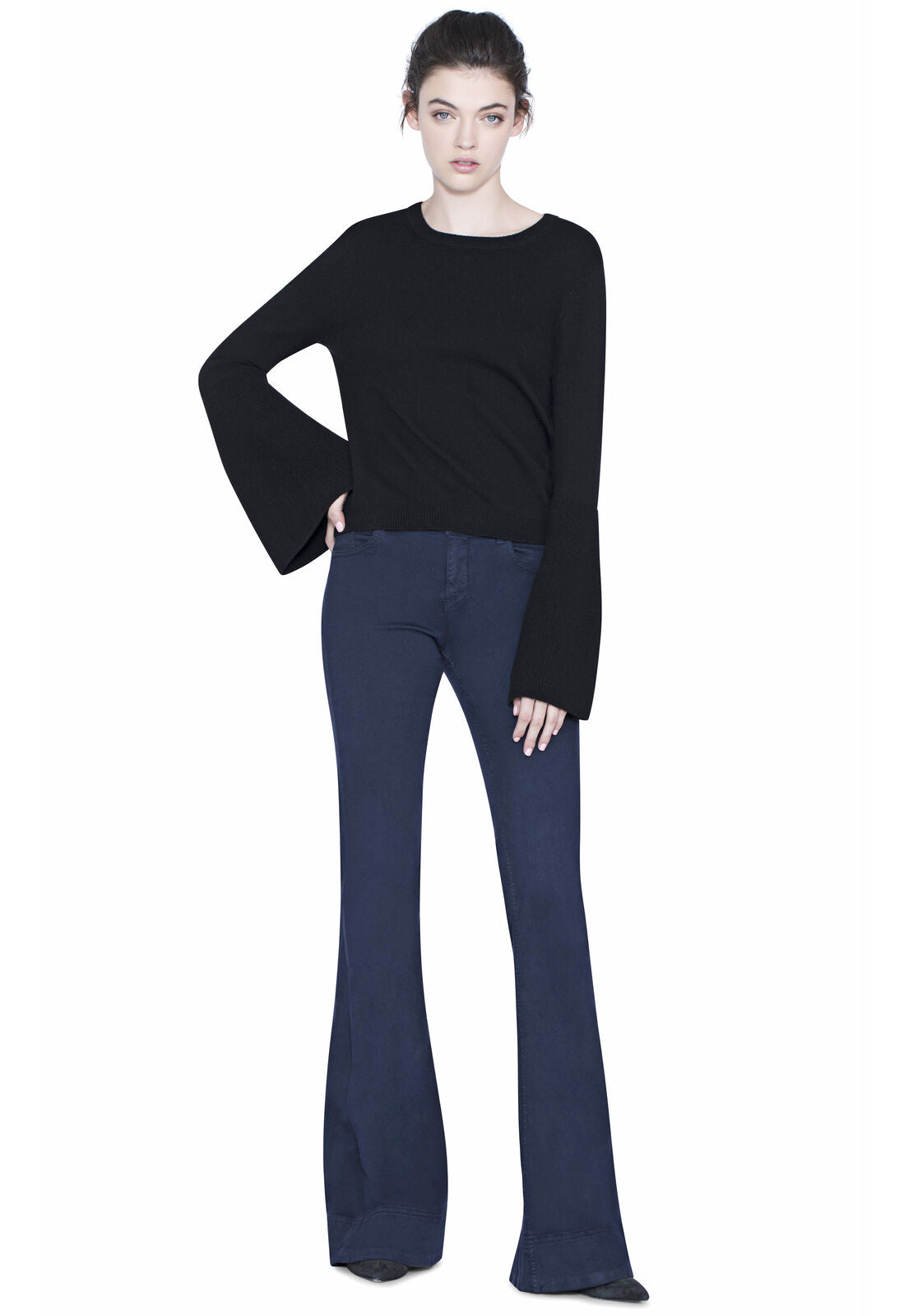 PARSON BELL SLEEVE PULLOVER-ALICE + OLIVIA