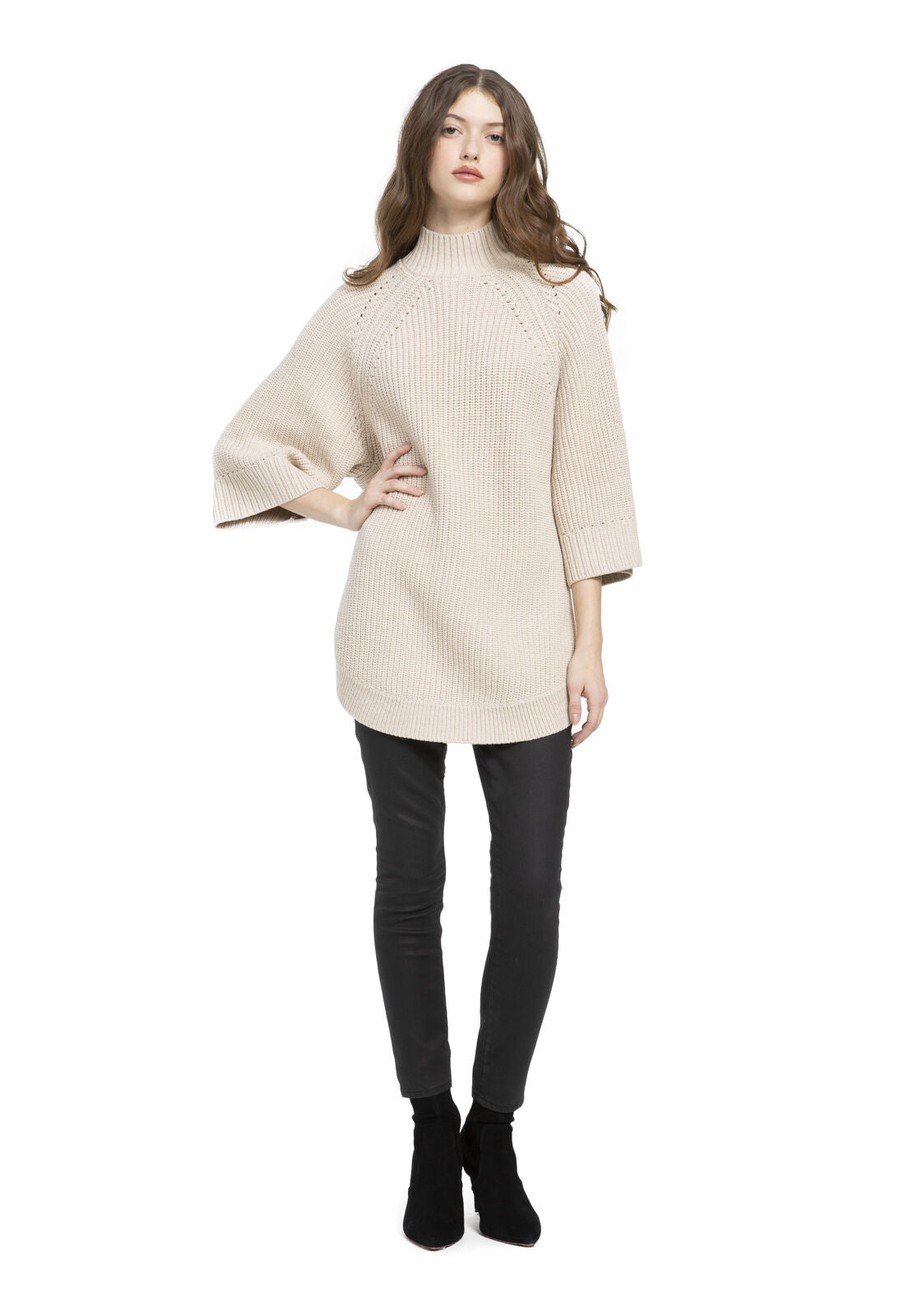 HERMA ROUND HEM TURTLENECK TUNIC-ALICE + OLIVIA