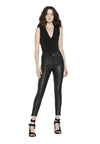 STACEY LEATHER SLIM TROUSER-ALICE + OLIVIA