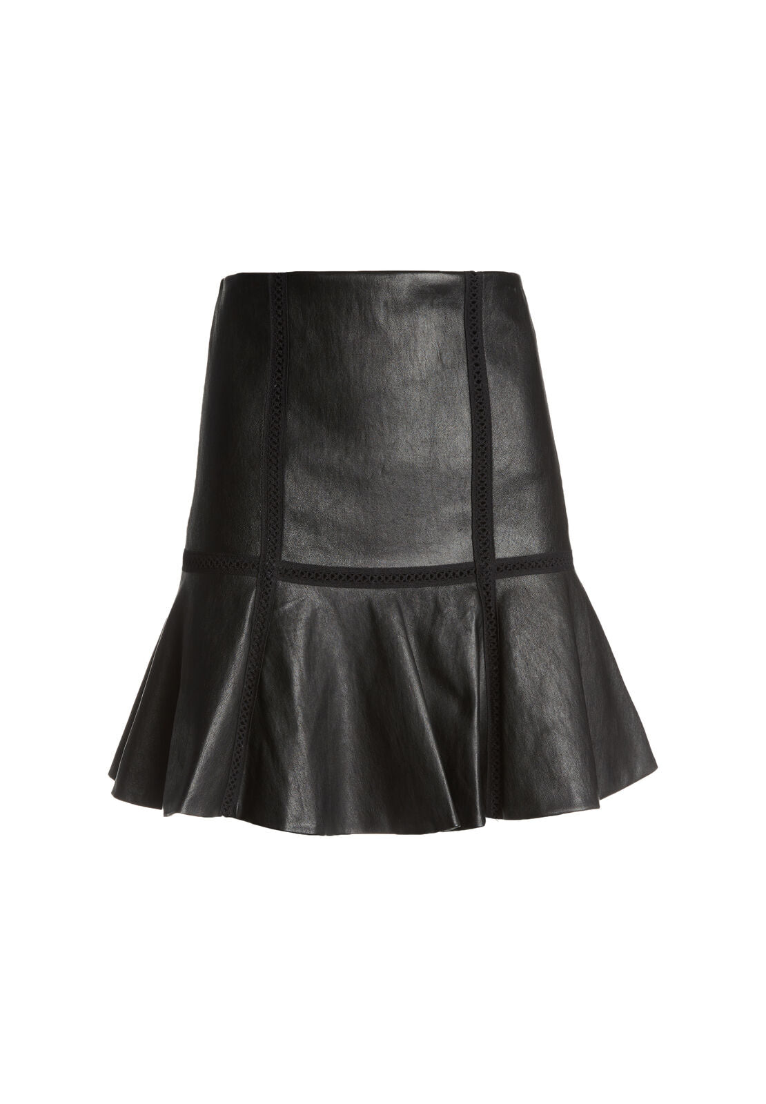 DELMA LTHR FIT FLARE SKT INSRT-ALICE + OLIVIA
