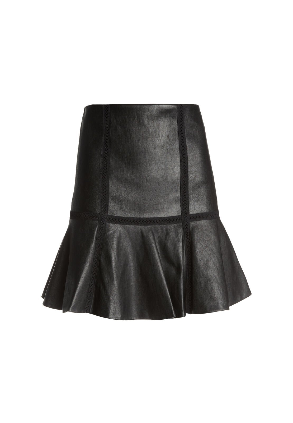 DELMA LTHR FIT FLARE SKT INSRT-ALICE + OLIVIA