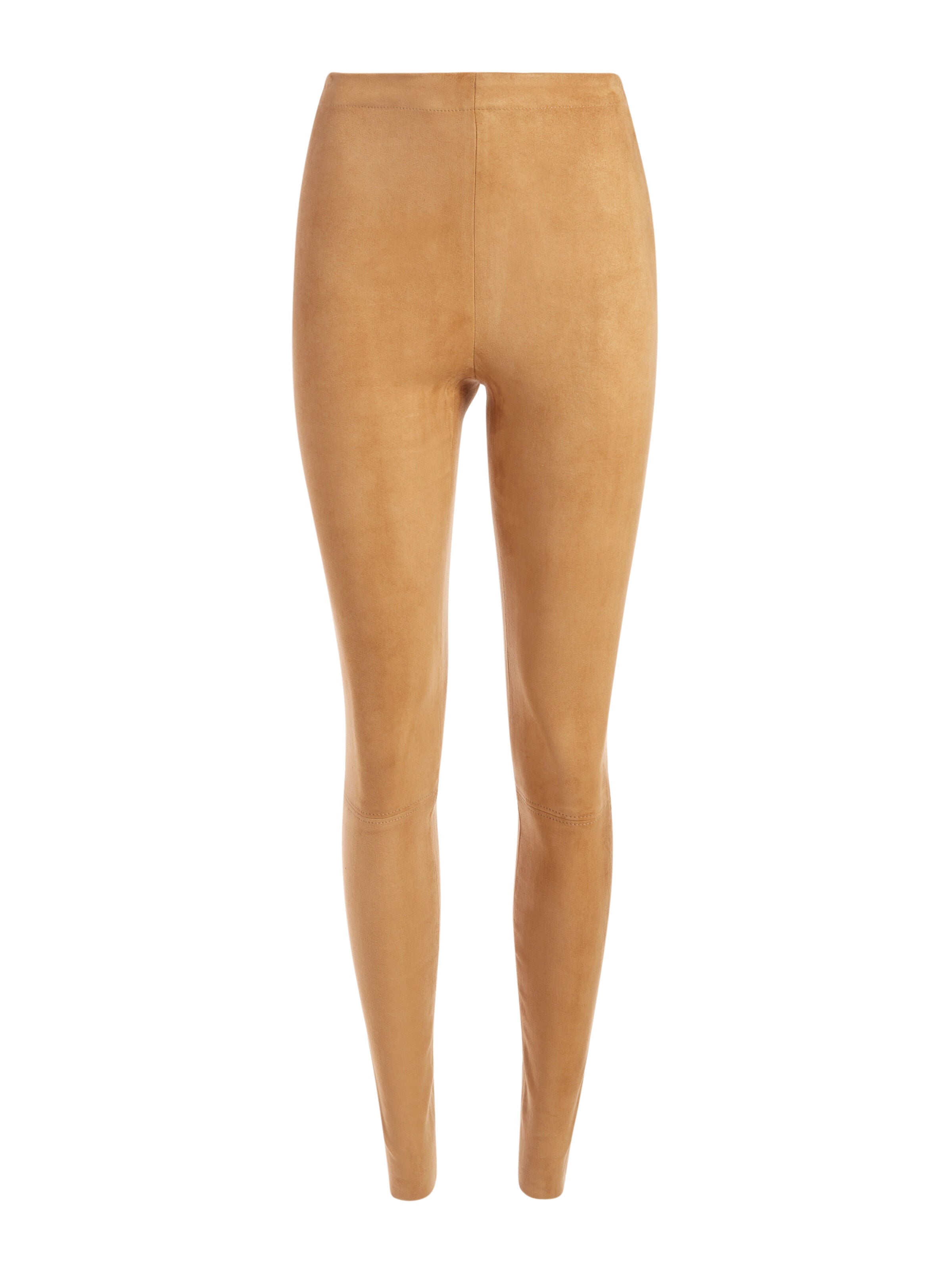 MADDOX SIDE ZIP SUEDE LEGGING-CHARCOAL-ALICE + OLIVIA