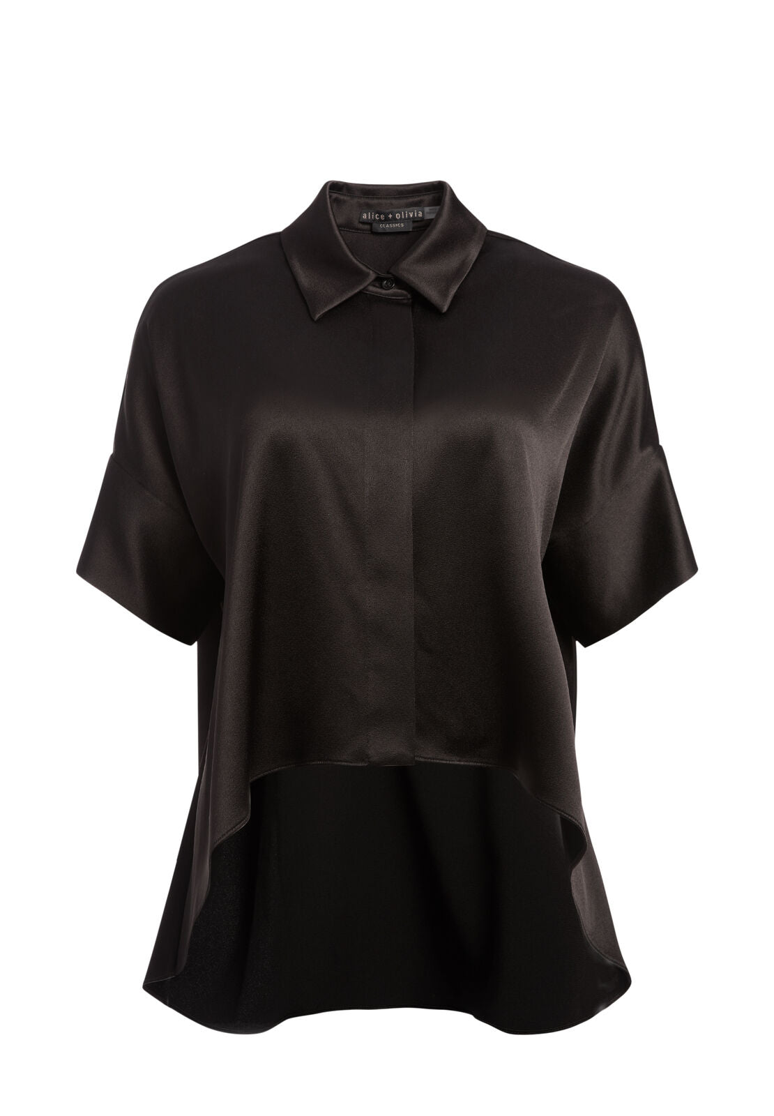 EDYTH DRAPEY BUTTON DOWN-ALICE + OLIVIA