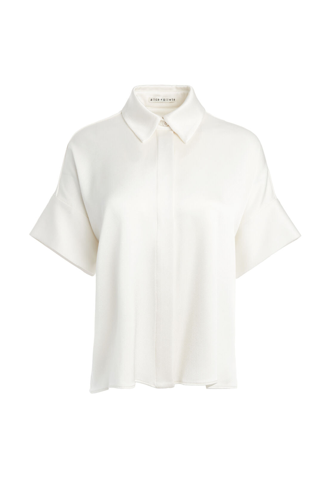 EDYTH DRAPEY BUTTON DOWN-ALICE + OLIVIA