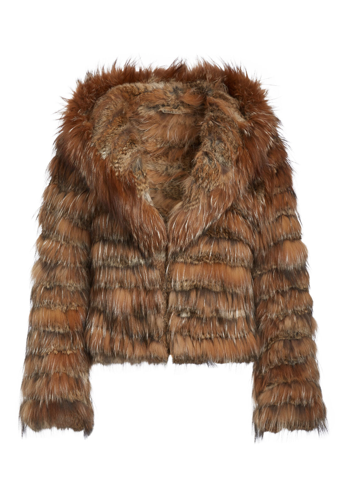 NADIA HOODED FUR COAT-ALICE + OLIVIA