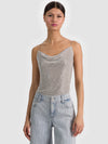 HARMON CHAINMAIL SLIP TANK-ALICE + OLIVIA