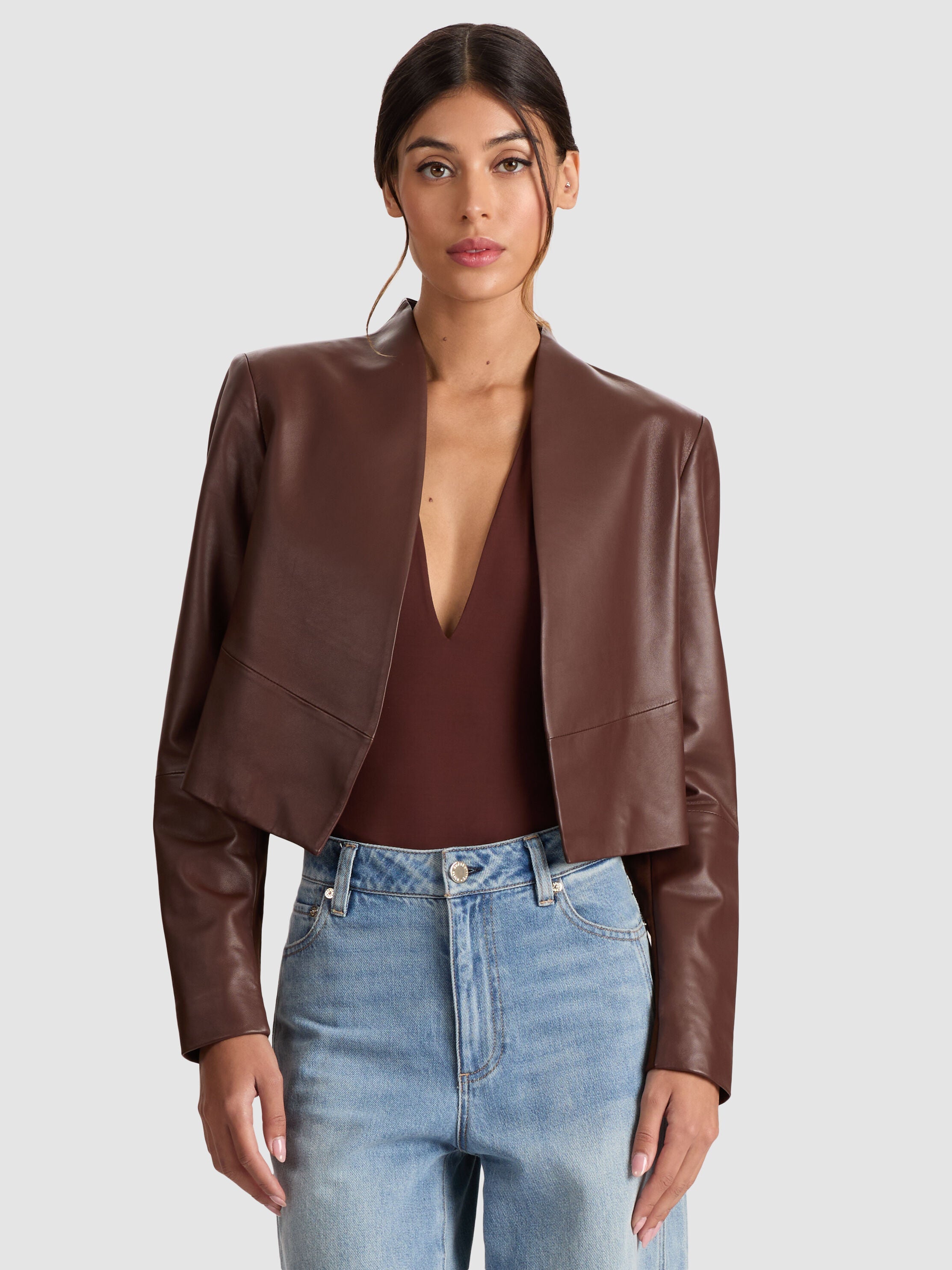 NEW HARVEY LEATHER JACKET