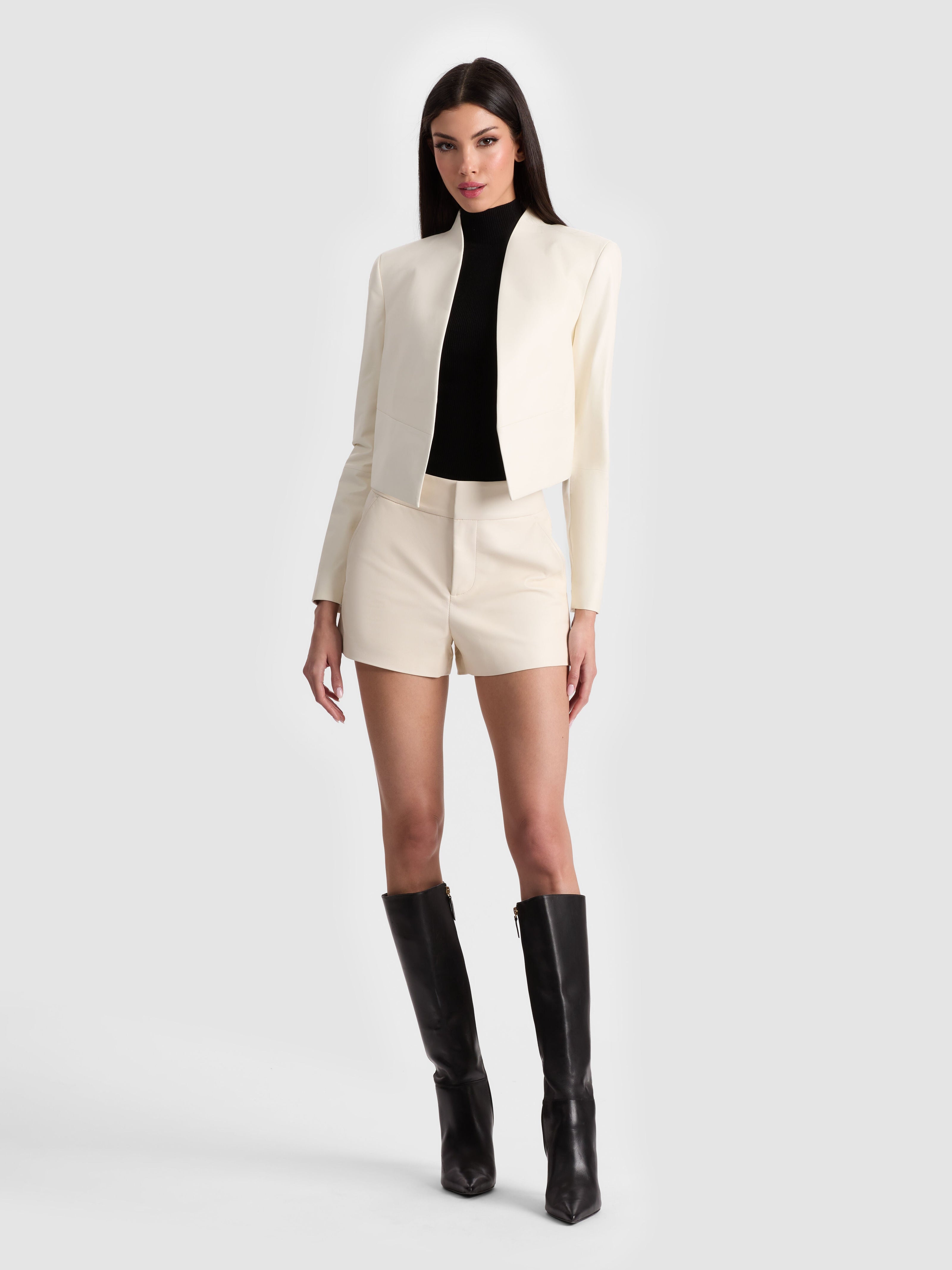 NEW HARVEY LEATHER JACKET-ALICE + OLIVIA