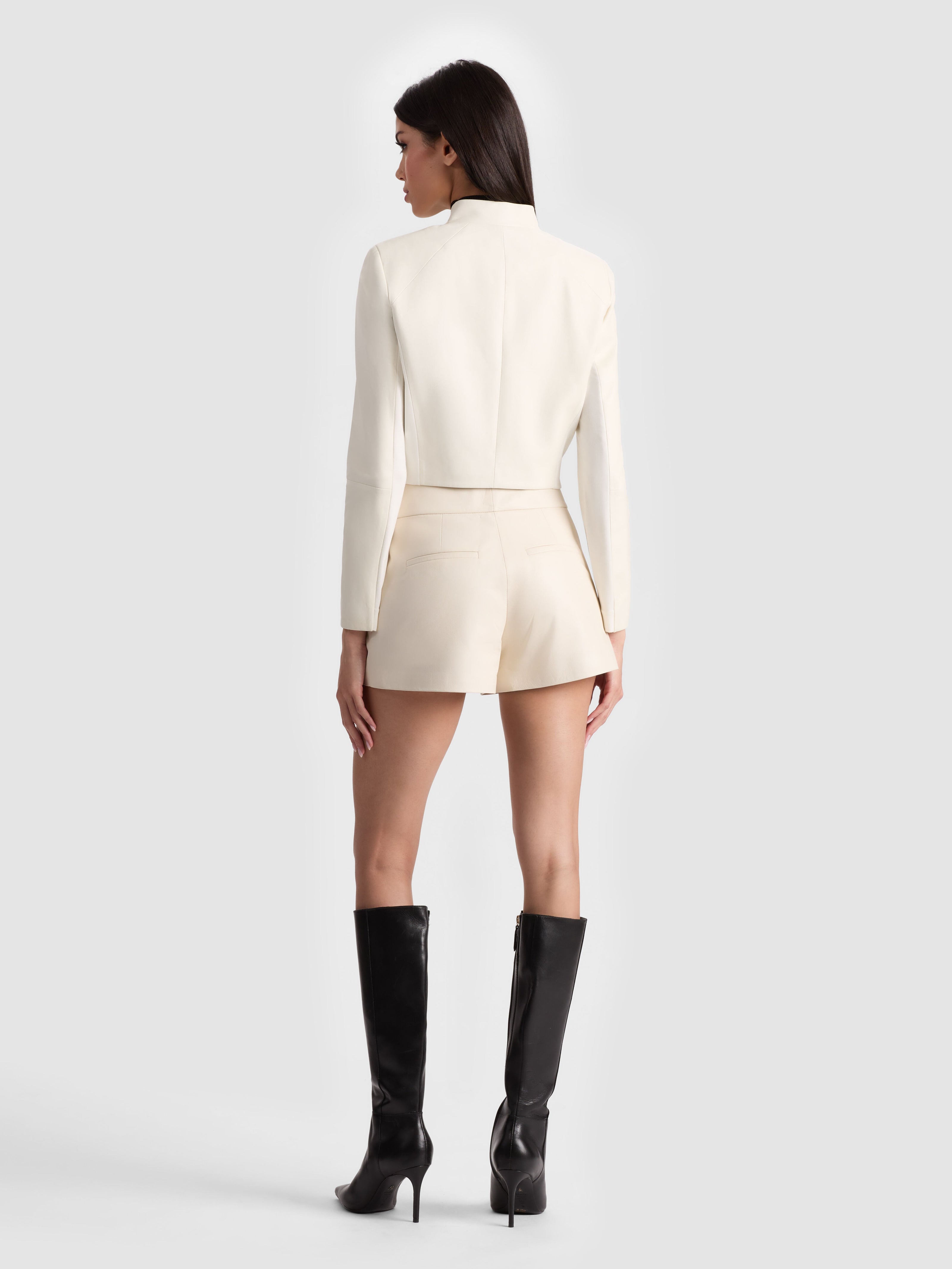 NEW HARVEY LEATHER JACKET-ALICE + OLIVIA