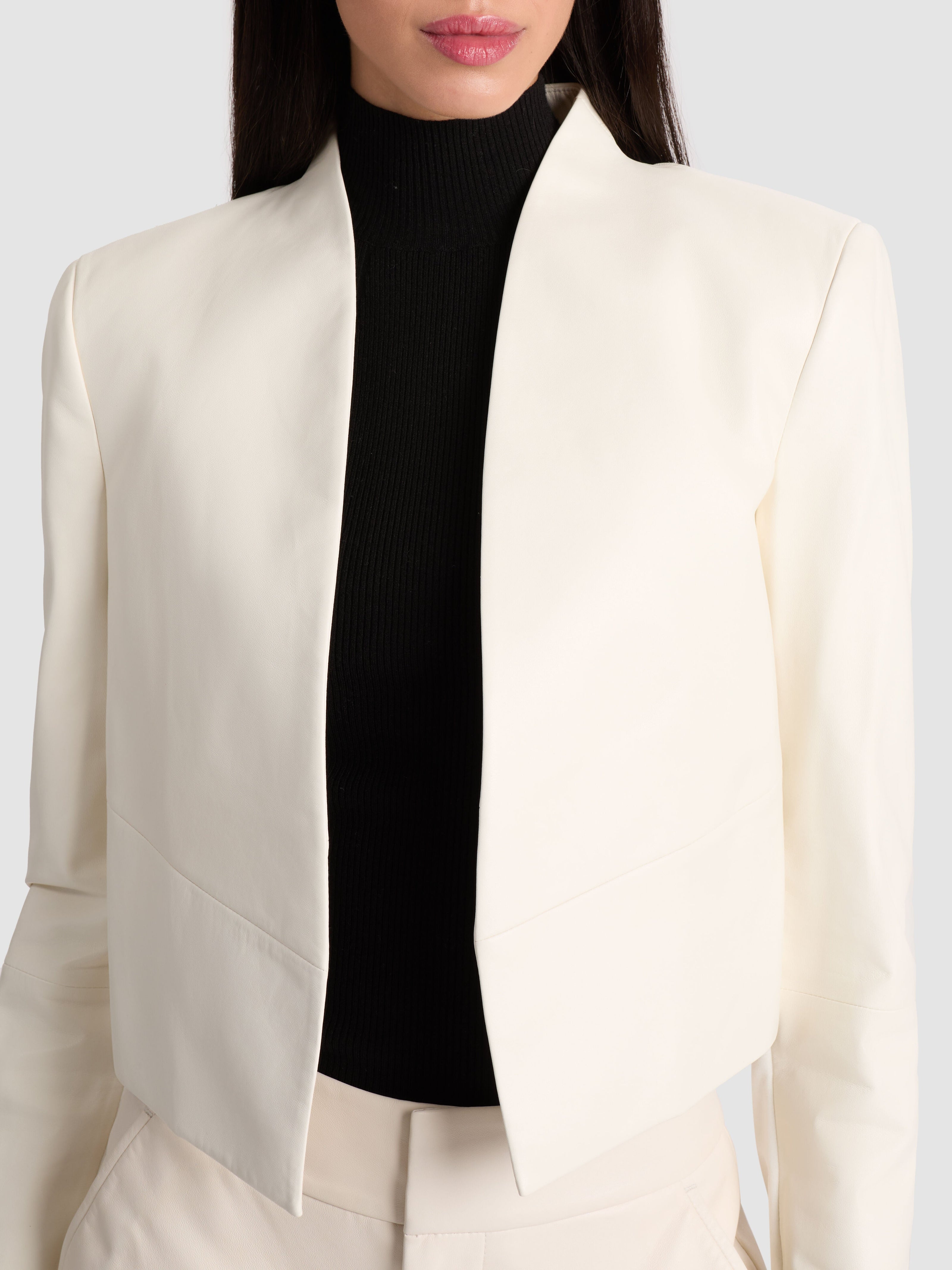 NEW HARVEY LEATHER JACKET-ALICE + OLIVIA