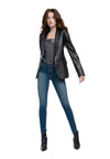 MACEY LTHR SHAWL COLLAR BLAZER-ALICE + OLIVIA