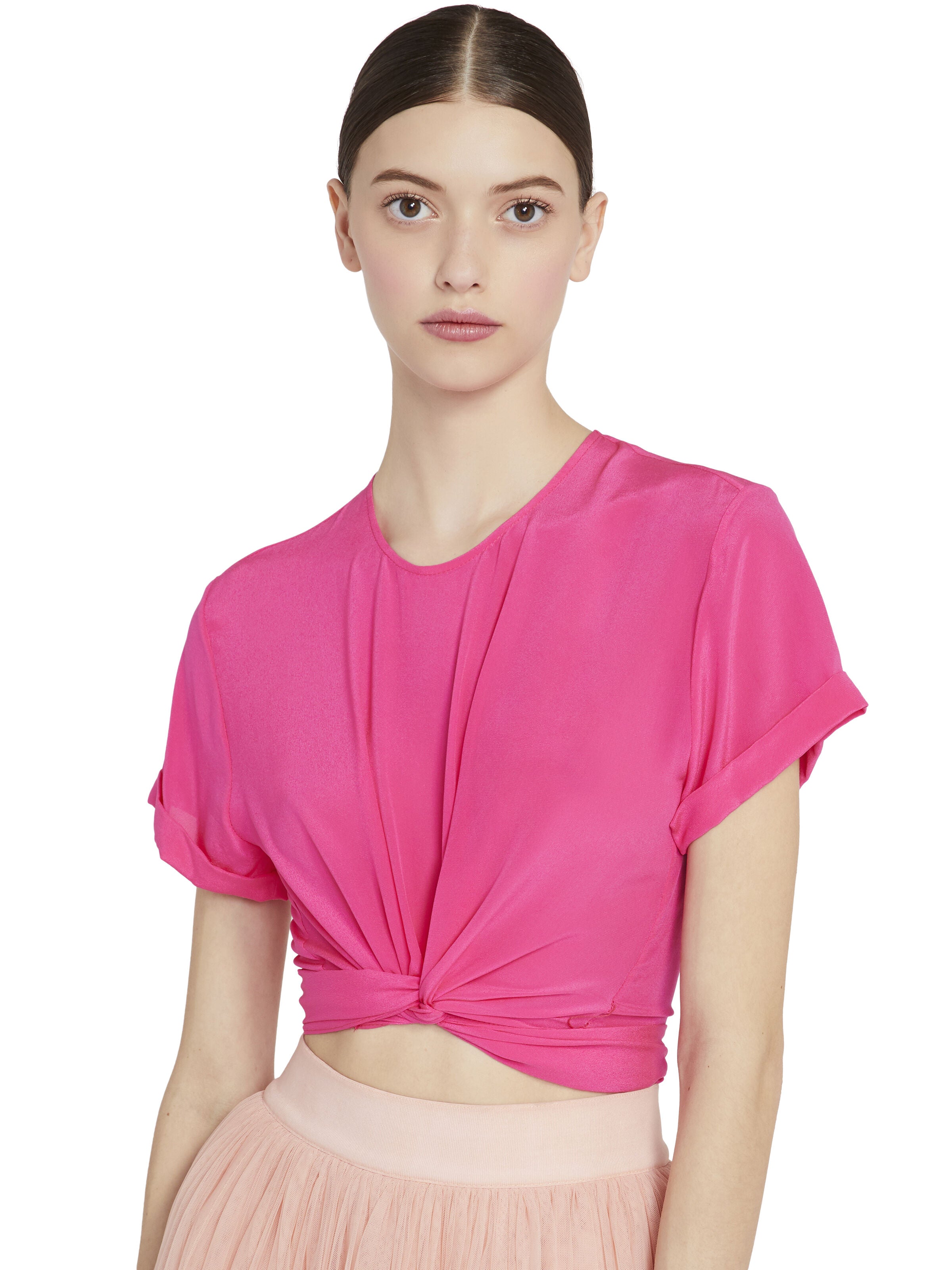 JASPER TEE WITH BACK TIE-ALICE + OLIVIA