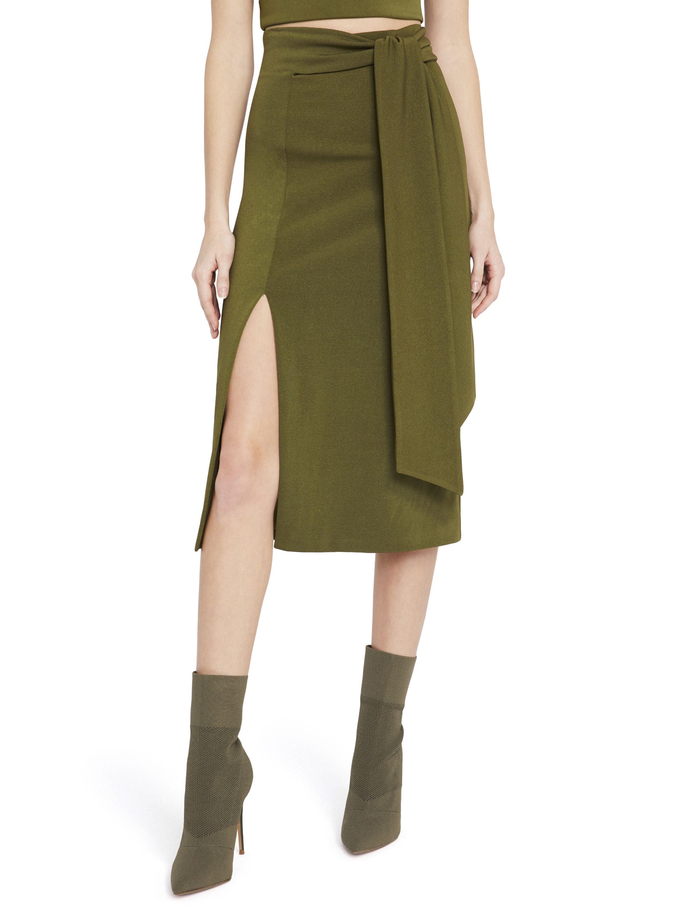RIVA MIDI SKIRT WITH TIE-ALICE + OLIVIA