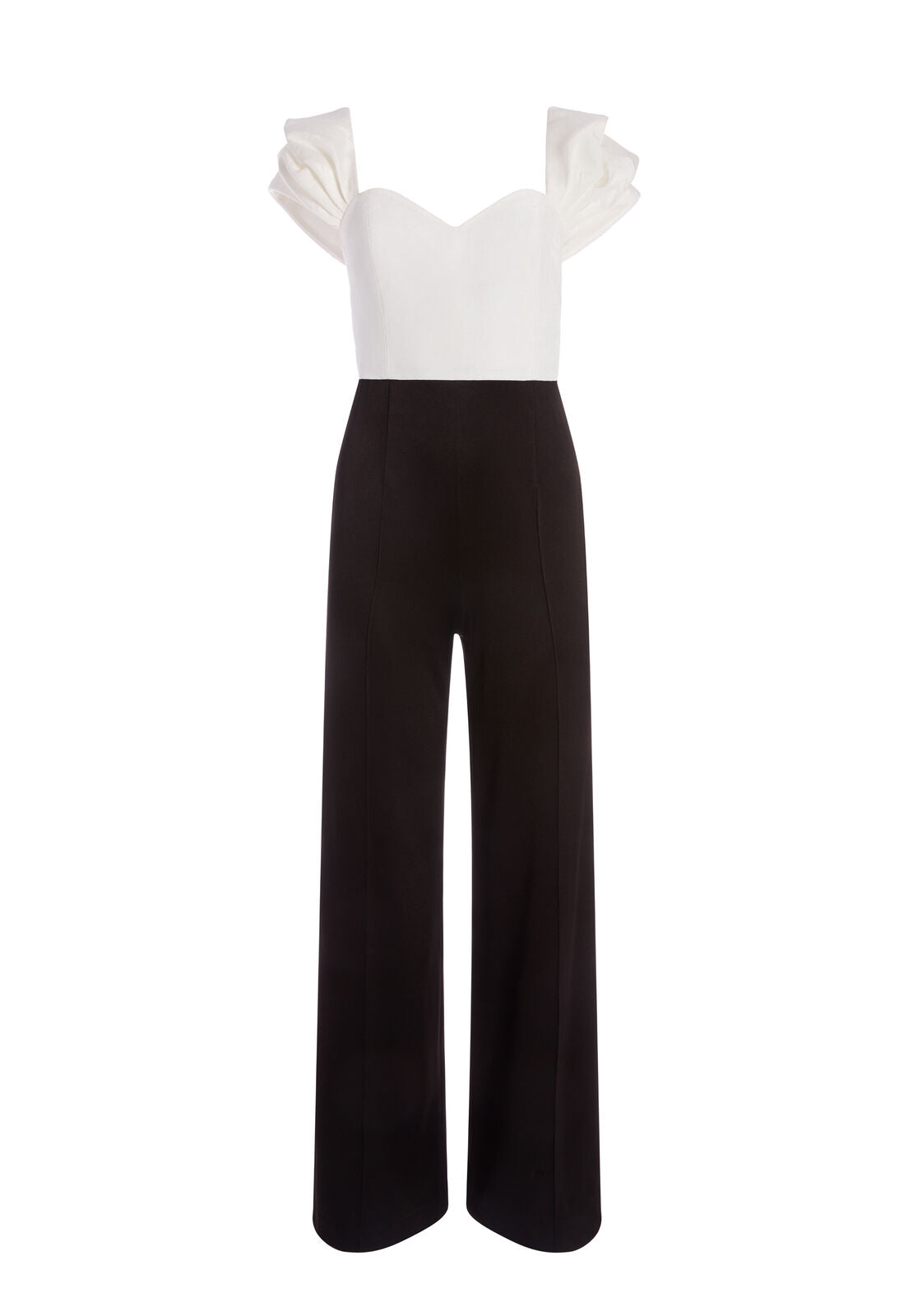 MATEO PUFF SLEEVE JUMPSUIT-ALICE + OLIVIA