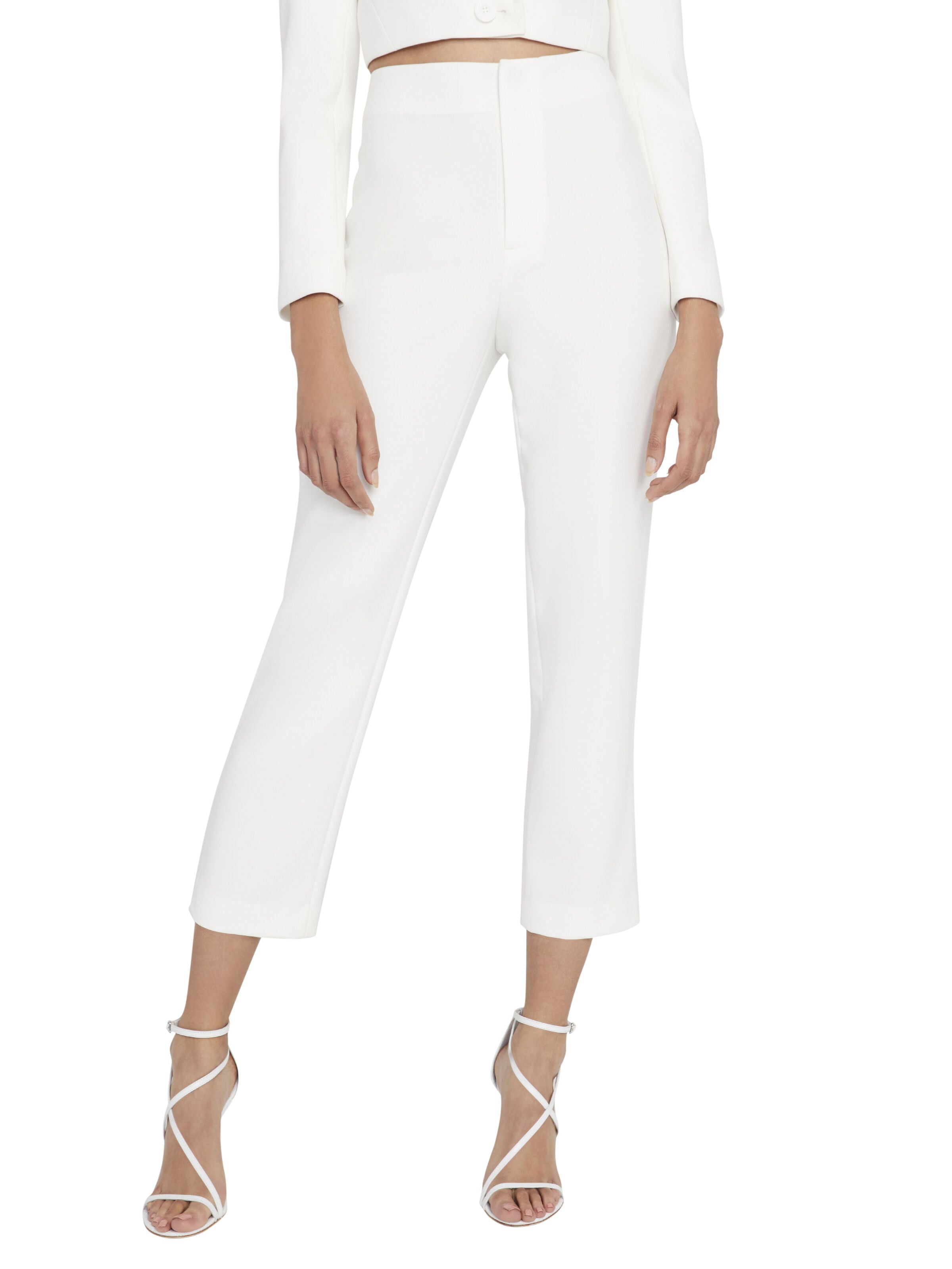 LORINDA HIGH WAISTED CROP PANT-ALICE + OLIVIA