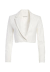 MACEY CROP NOTCH COLLAR BLAZER-ALICE + OLIVIA
