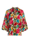 ELOISE MANDARIN COLLAR BLOUSE-ALICE + OLIVIA