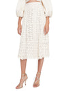 SOSIE LEATHER MIDI FLARE SKIRT-ALICE + OLIVIA