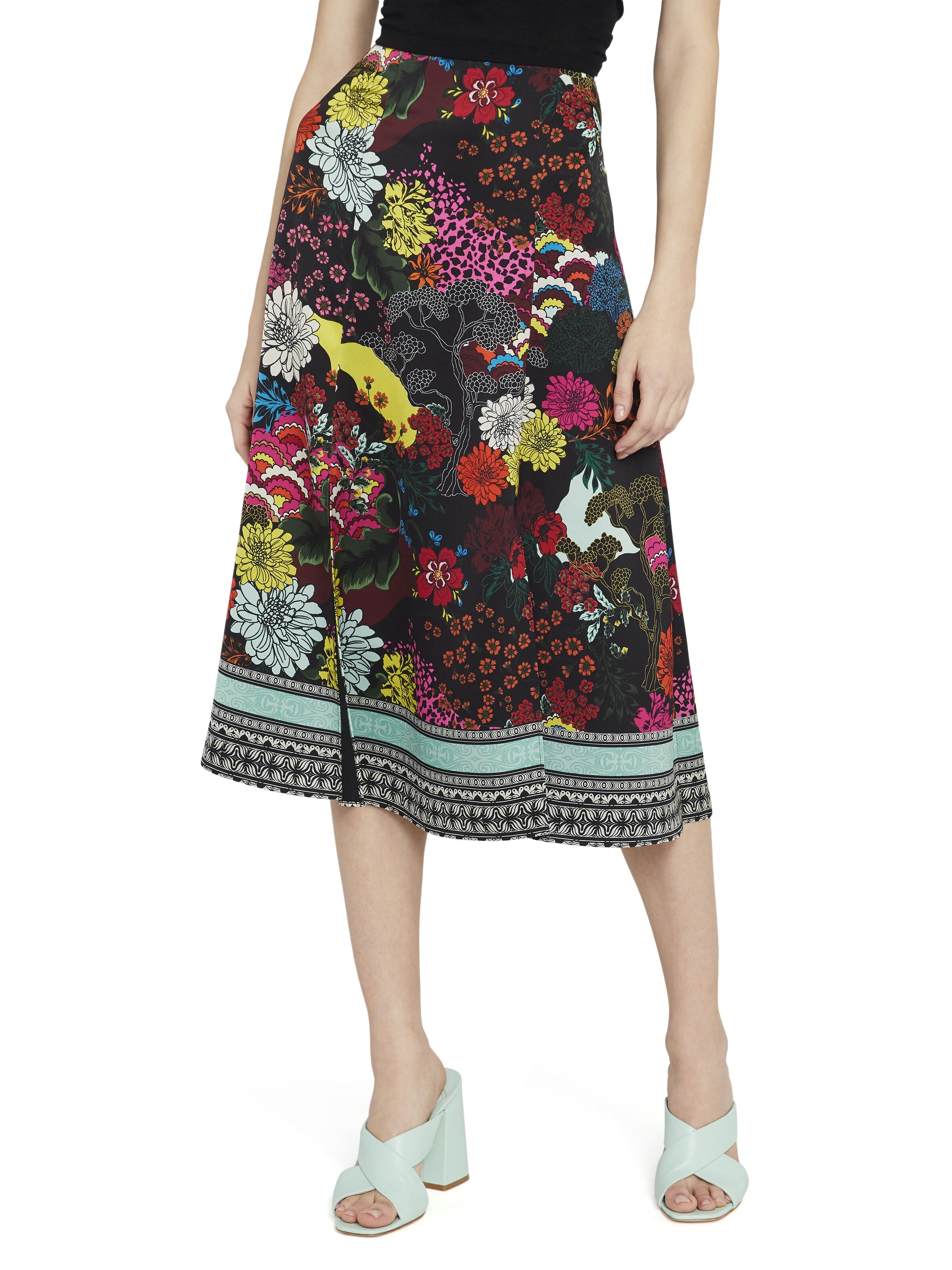 ATHENA FLORAL MIDI SKIRT-ALICE + OLIVIA