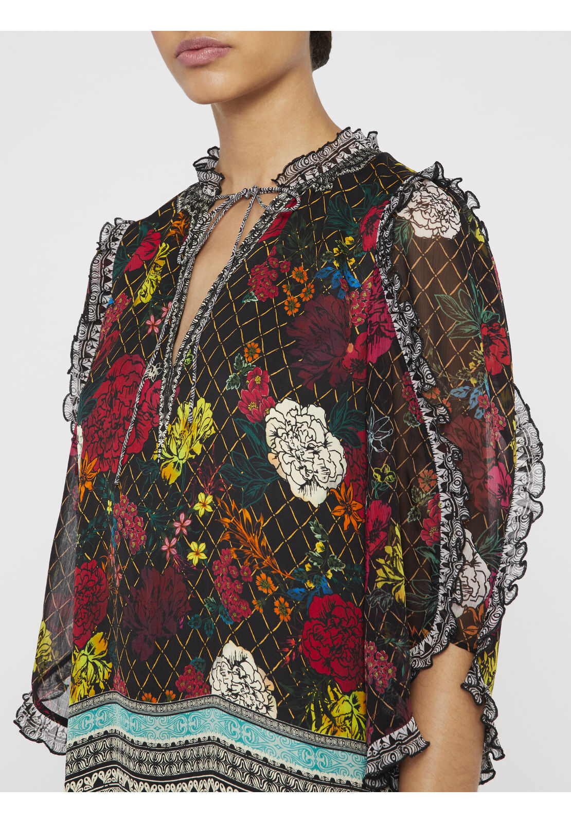 JULIUS FLORAL MINI DRESS-ALICE + OLIVIA