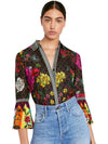 ARCHER COLORBLOCK CROP TOP-ALICE + OLIVIA