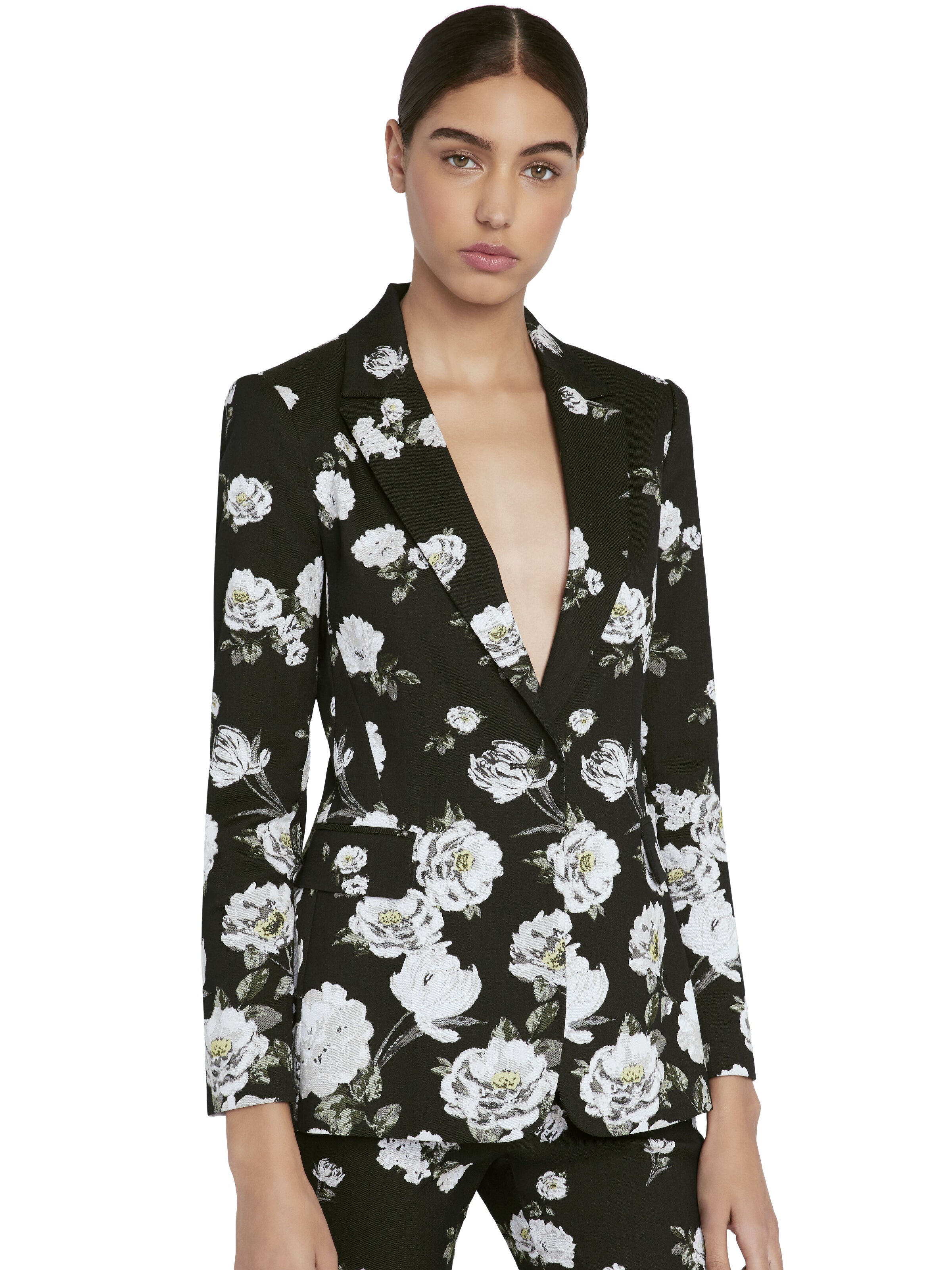 MACEY FLORAL PRINTED  BLAZER