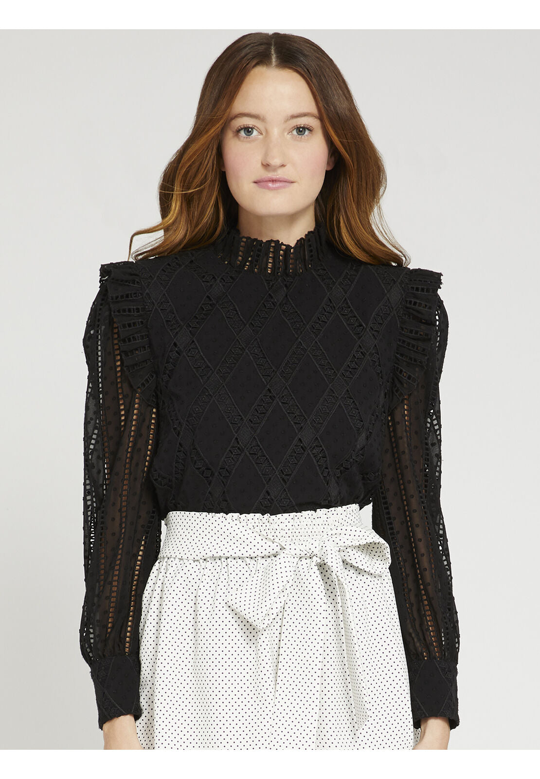 JOS PUFF SLEEVE TOP-ALICE + OLIVIA