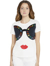 RYLYN STACE FACE TEE-SOFT WHITE/MULTI-ALICE + OLIVIA